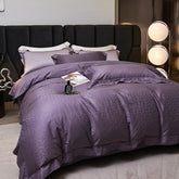 Luxury Soft Egyptian Cotton Jacquard Duvet Cover Set | Yedwo Home